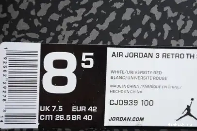 AIR JORDAN TINKER UNIVERSITY 1 AIR 3 RED MAX 0513